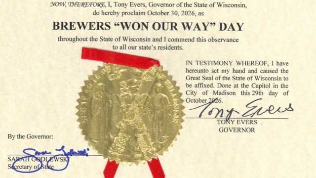 Gov. Evers declares Friday as Brewers 'Won Our Way' Day — Shorewood Community news
