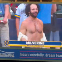 Here’s Milverine’s message to the World Series champion Milwaukee Brewers, and that’s it — Shorewood Arts news