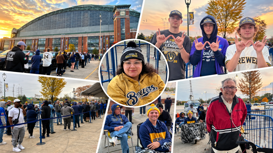 🧢'The early bird gets the merch': Brewers fans line up for World Series gear — Shorewood Community news
